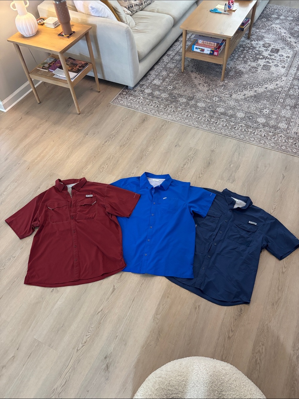 Columbia PFG Omni Shield XL Vented Fishing Shirts LOT of 3! Like new excellent